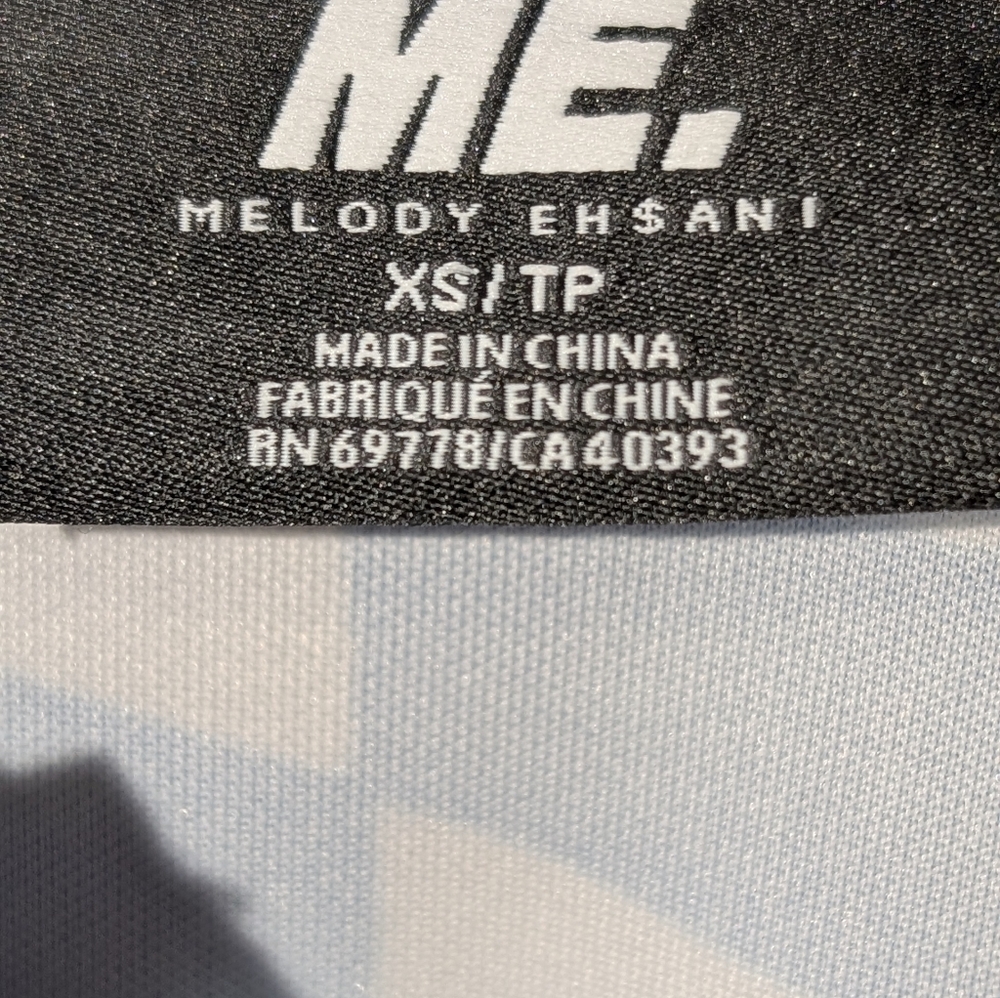 Melody Ehsani Blue and White Checkered ME. Woman's Jacket Size XS - Picture 4 of 8